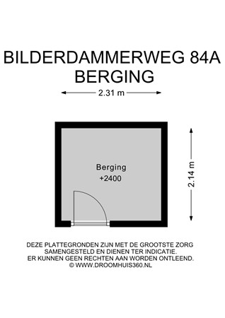 Floorplan - Bilderdammerweg 84A, 1433 HJ Kudelstaart